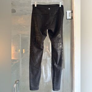 Black Graphic Leggings